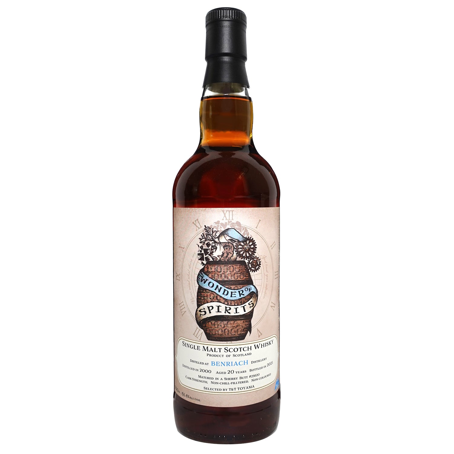 Benriach 2000 20-Year-Old 61.4% Sherry Butt / Wonder of Spirits T&T To –  Japanese Whisky Cellar